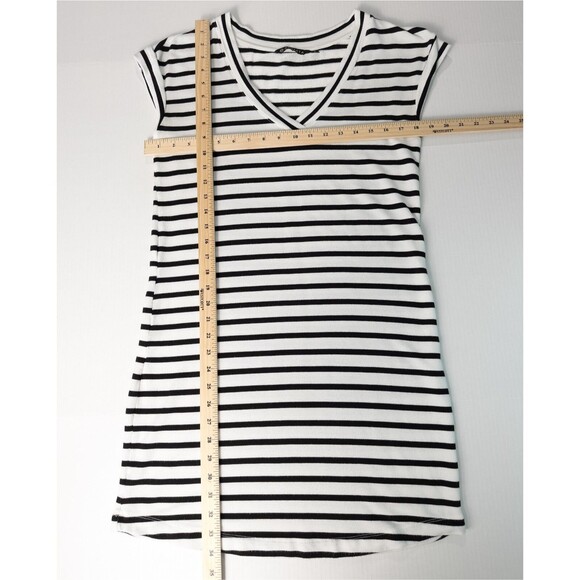 Athleta Newport Sweatshirt Dress NO POCKETS Size Small Striped Nautical Preppy - Picture 4 of 12
